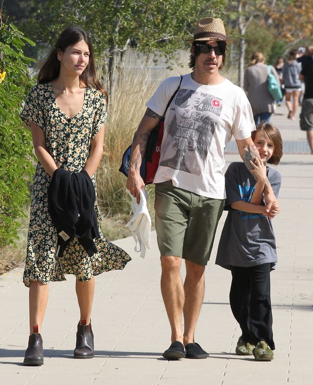 Anthony Kiedis z partnerką i synem (FOTO)