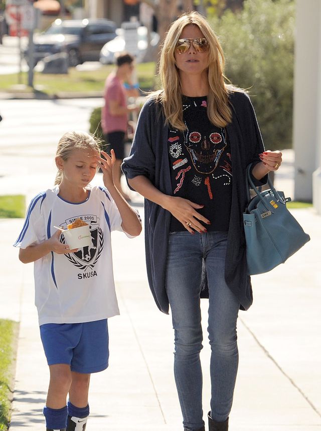 Heidi Klum pokazała brzuszek (FOTO)