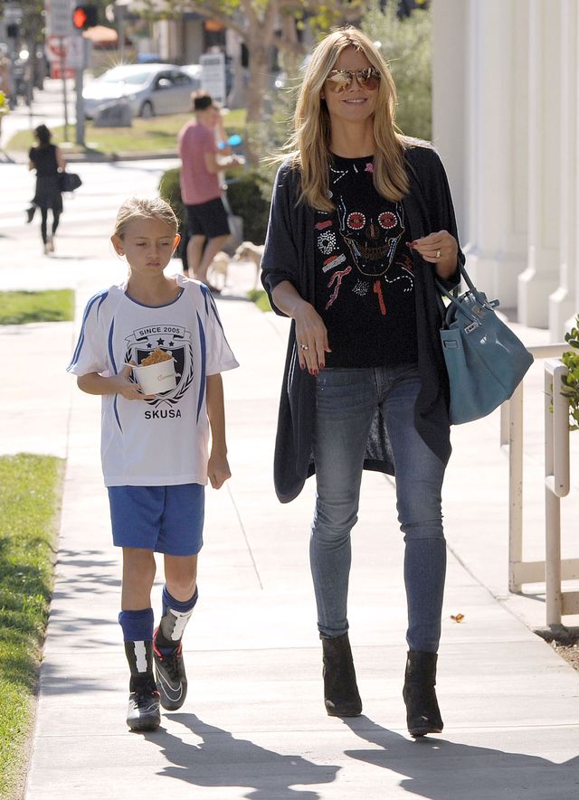 Heidi Klum pokazała brzuszek (FOTO)