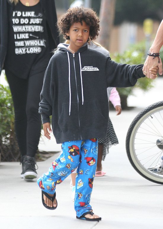 Heidi Klum zabrała dzieciaki na.. kawę (FOTO)