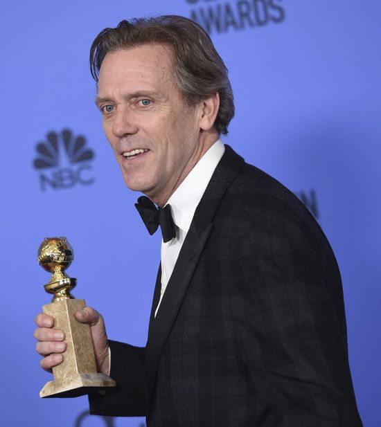 Złote Globy 2017: Hugh Laurie ośmieszył Donalda Trumpa! 