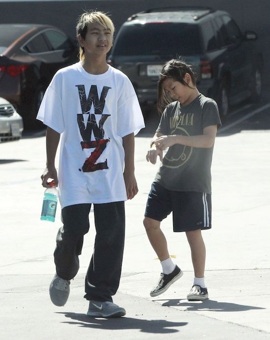 Brad Pitt w końcu zobaczył się z Maddoxem. Nie obyło się bez...