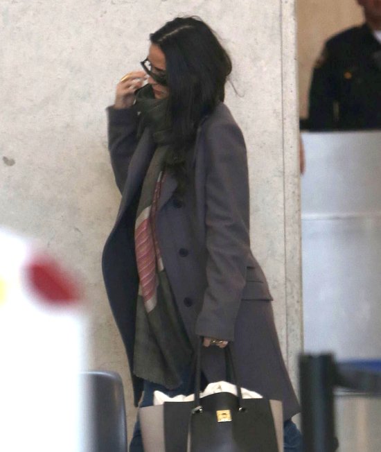 Demi Moore nie chce pokazać twarzy (FOTO)