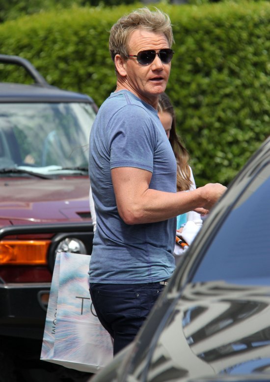 Gordon Ramsay z córką na zakupach (FOTO)