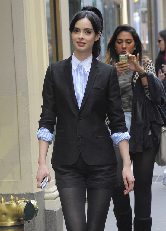 Urocza Krysten Ritter na planie nowego filmu (FOTO)