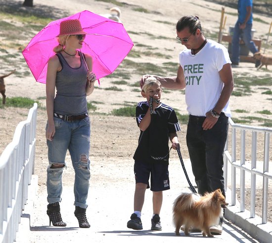 Gwen Stefani podczas rodzinnego wypadu za miasto (FOTO)