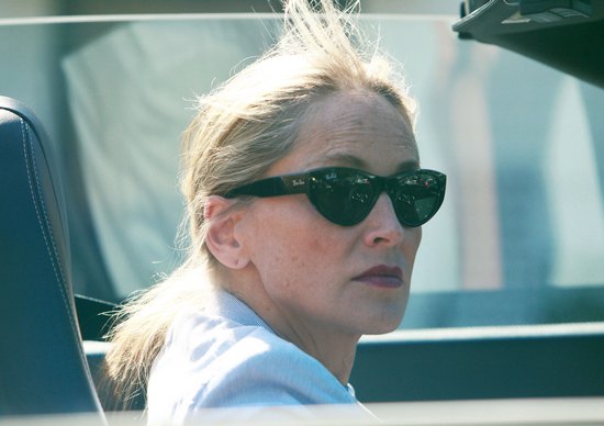 Sharon Stone pisała SMS-y podczas prowadzenia auta (FOTO) 