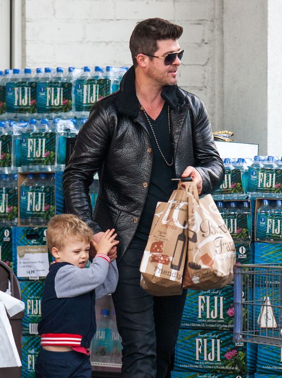 Robin Thicke z 3-letnim synkiem (FOTO)