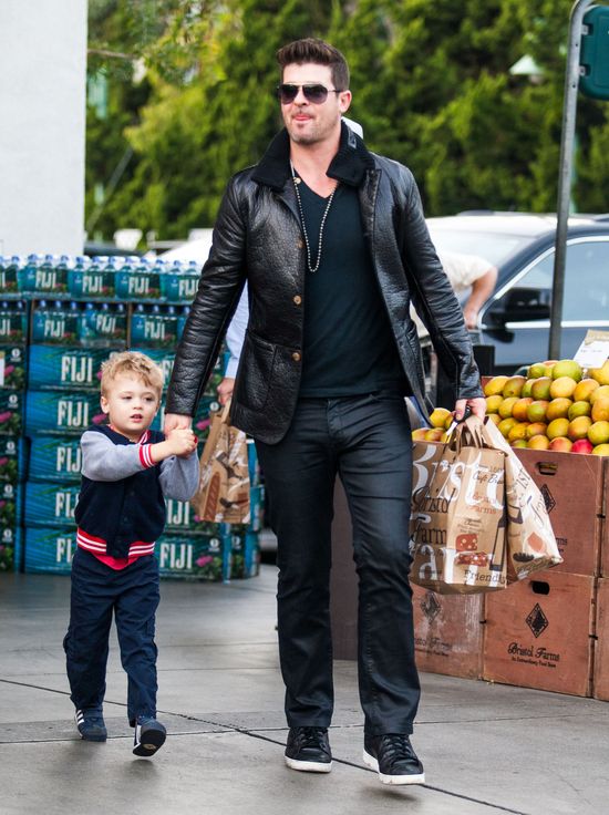 Robin Thicke z 3-letnim synkiem (FOTO)