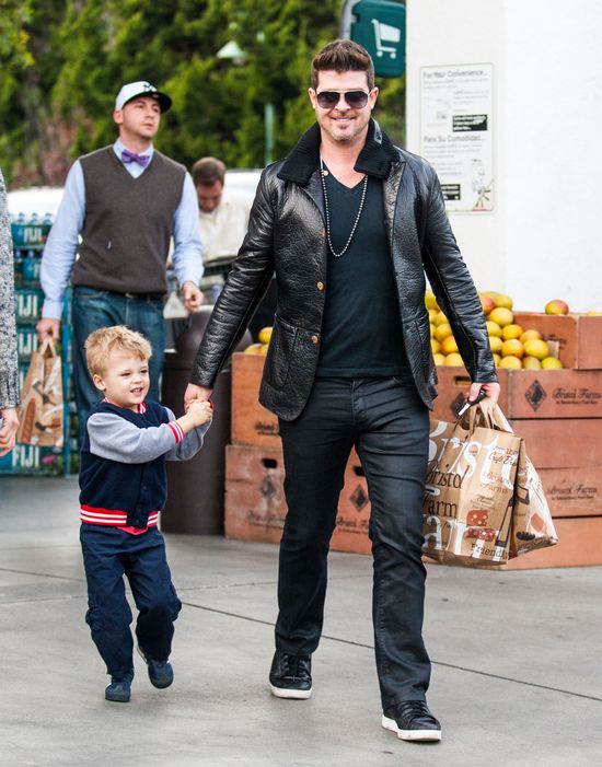 Robin Thicke z 3-letnim synkiem (FOTO)
