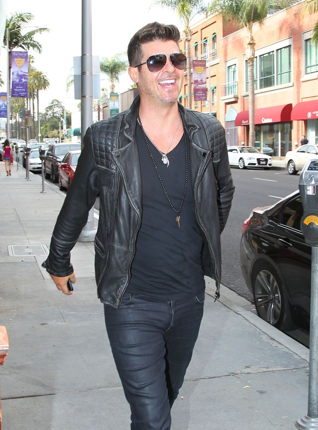 Robin Thicke ma powody do radości (FOTO)