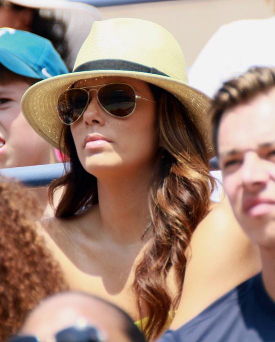 Eva Longoria sama na US Open (FOTO)