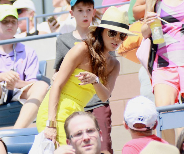 Eva Longoria sama na US Open (FOTO)