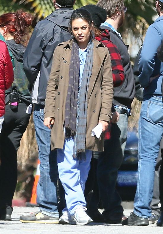Mila Kunis na planie nowego filmu (FOTO)