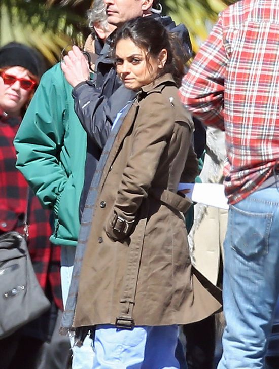Mila Kunis na planie nowego filmu (FOTO)