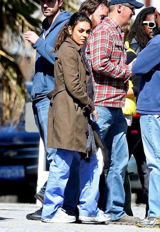 Mila Kunis na planie nowego filmu (FOTO)