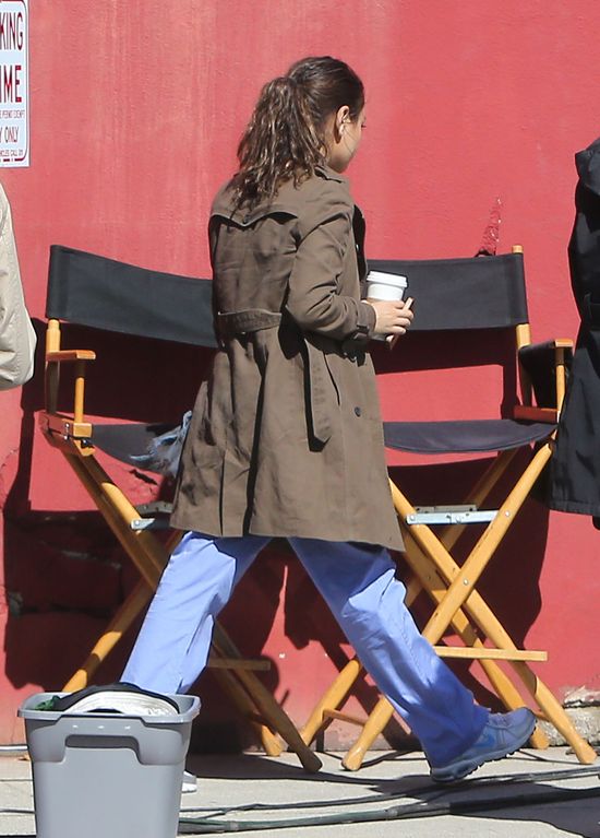 Mila Kunis na planie nowego filmu (FOTO)