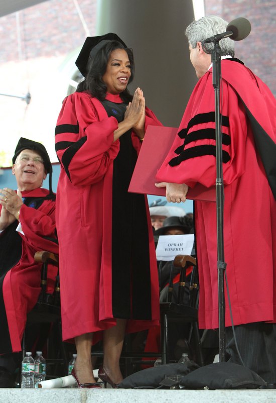 Oprah Winfrey wyróżniona przez Harvard (FOTO)