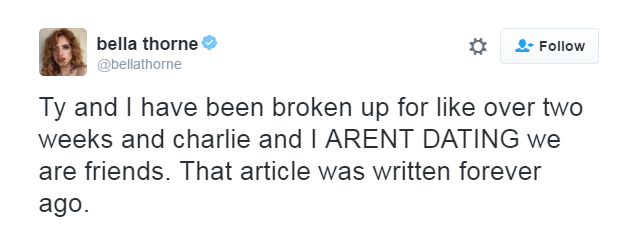 Bella Thorne porzucona przez Charlie'go Putha przez zdradę!