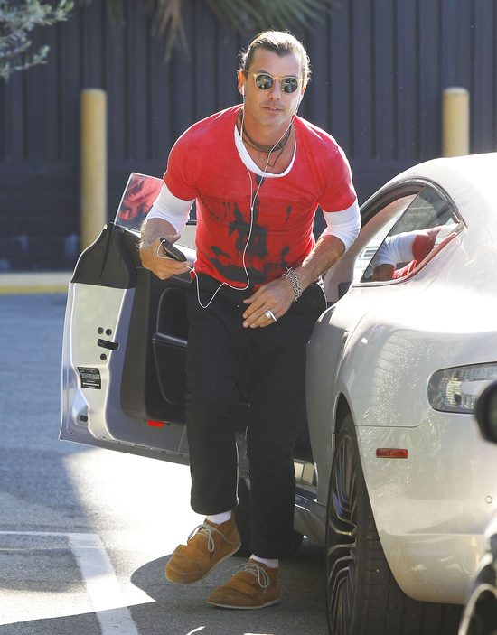 Gavin Rossdale nie wygląda na przybitego rozstaniem z Gwen