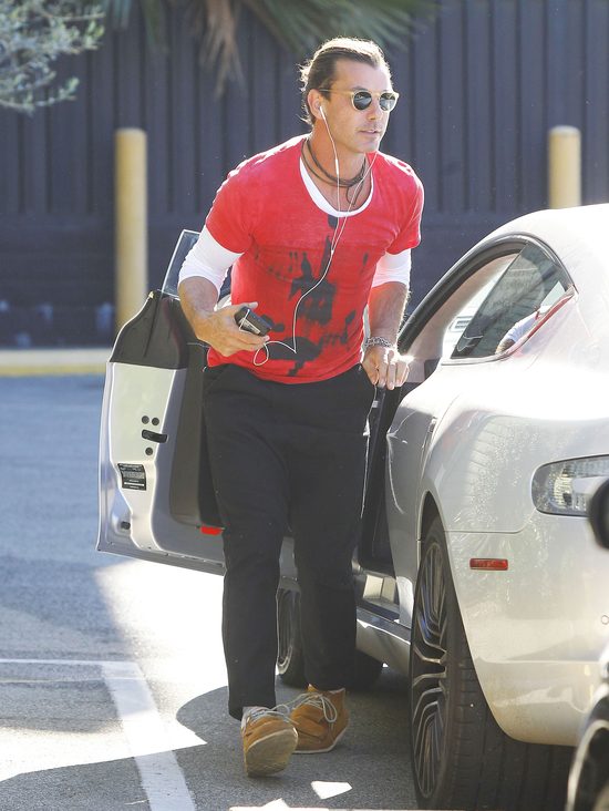 Gavin Rossdale nie wygląda na przybitego rozstaniem z Gwen