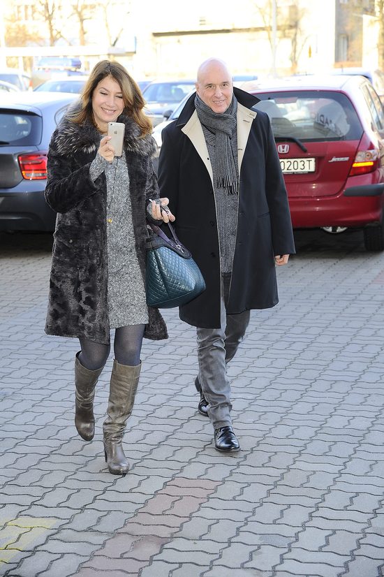 Grażyna Wolszczak z synem, Filipem Sikorą, na okładce Gali