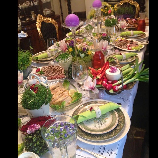 Kto tak pięknie nakrył wielkanocny stół?