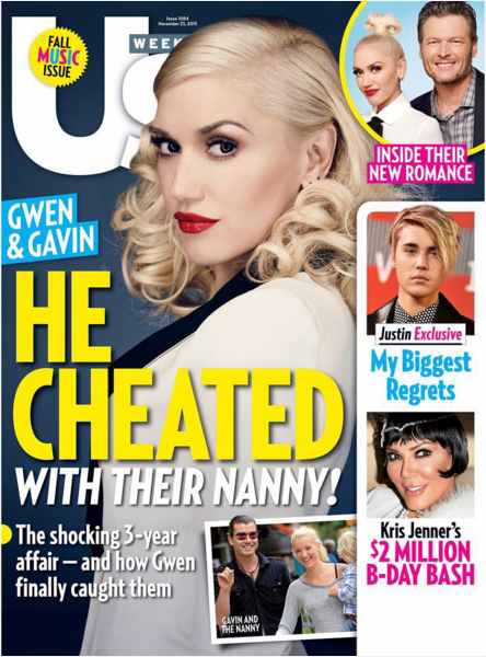 Gdy Gwen Stefani rodziła mu syna, on spał z nianią! Gdy Gwen Stefani rodziła mu syna, on spał z nianią!