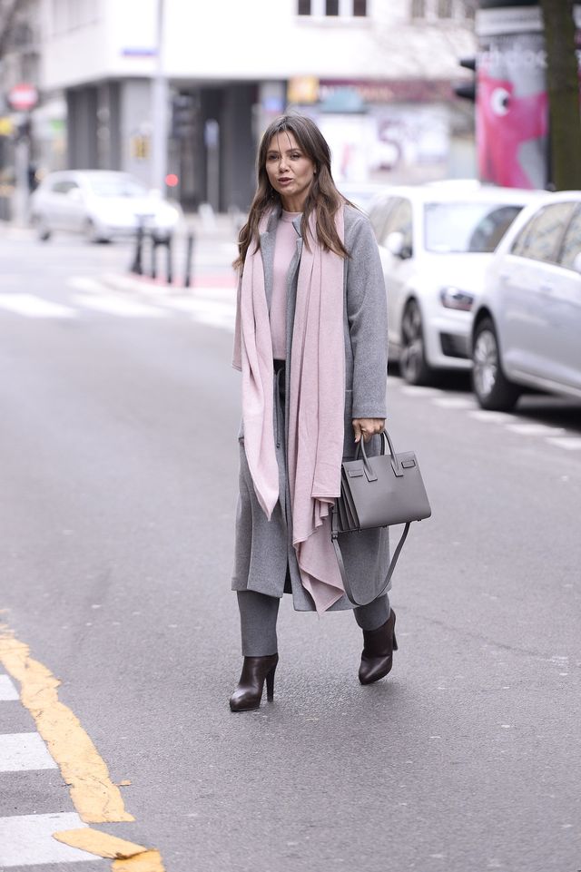 Anja Rubik w skórzanych biodrówkach, Sokołowska w puchowym płaszczu (ZDJĘCIA)