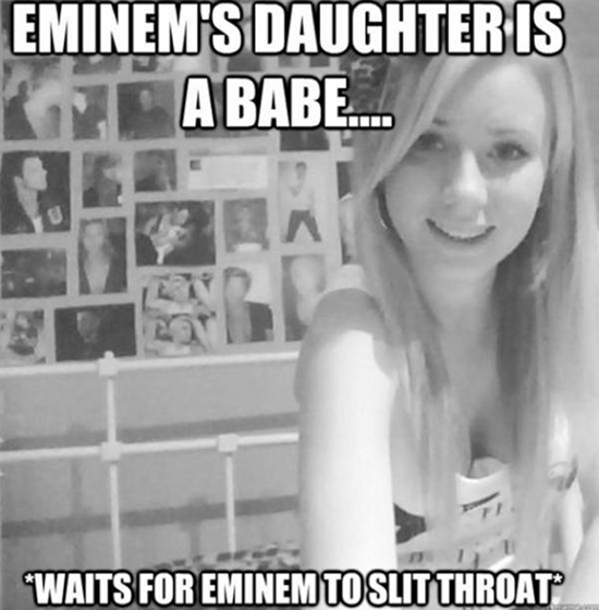 Eminem jest przerażony chłopakiem własnej córki...