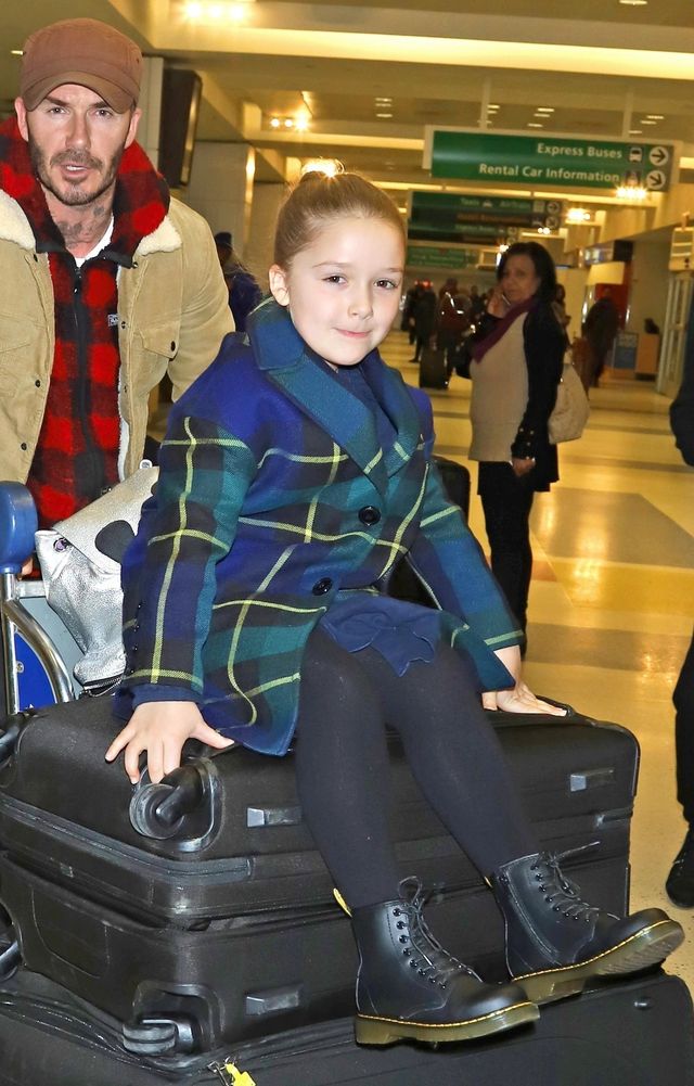 Harper Beckham przyleciała do Nowego Jorku (ZDJĘCIA)