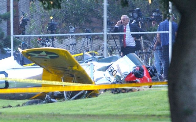 Mamy zdjęcia z miejsca wypadku Harrisona Forda (FOTO) Mamy zdjęcia z miejsca wypadku Harrisona Forda (FOTO)