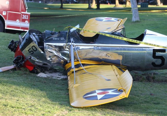 Mamy zdjęcia z miejsca wypadku Harrisona Forda (FOTO) Mamy zdjęcia z miejsca wypadku Harrisona Forda (FOTO)