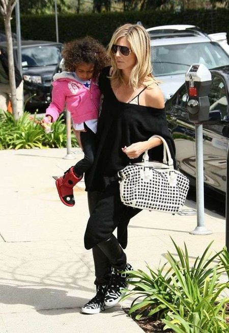 Heidi Klum sama zajmuje się dziećmi (FOTO)