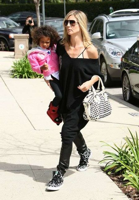 Heidi Klum sama zajmuje się dziećmi (FOTO)