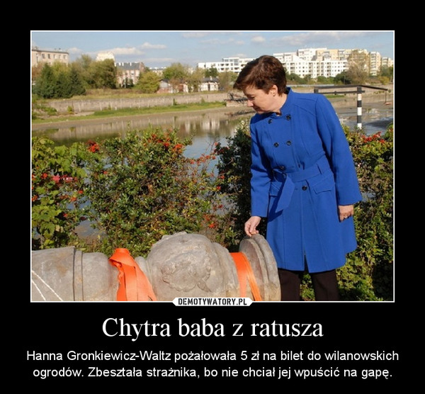 Chytra baba z ratusza... (FOTO) Chytra baba z ratusza... (FOTO)