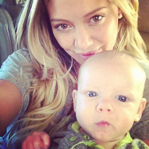 Hilary Duff ze swoim małym skarbem (FOTO)
