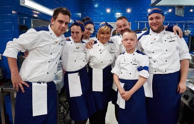 Katarzyna Skrzynecka i Piotr Gąsowski w Hell's Kitchen