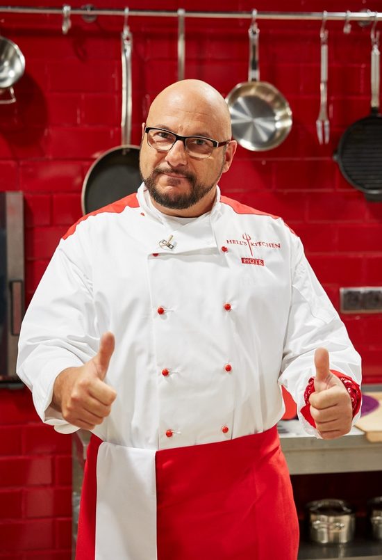 Katarzyna Skrzynecka i Piotr Gąsowski w Hell's Kitchen