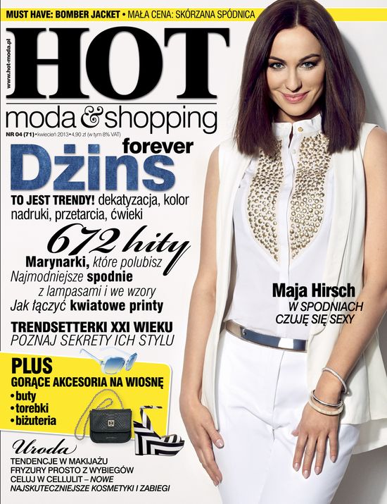 Maja Hirsch w HOT: Inspiruje mnie styl Angeliny Jolie
