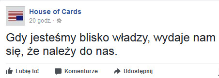 Twórca House of Cards komentuje sytuację w Polsce! Twórca House of Cards komentuje sytuację w Polsce!