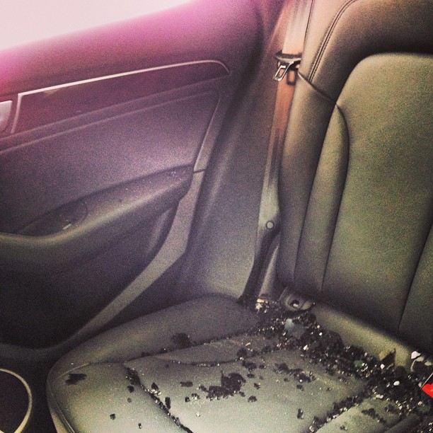 Rabuś włamał się do auta Somerhaldera Rabuś włamał się do auta Somerhaldera