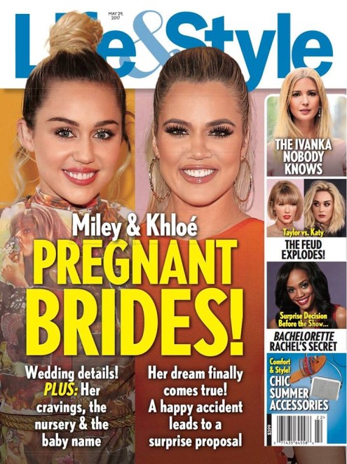 Miley Cyrus, ani Khloe nie sądziły, że w ciążę zajdą w tym samym czasie Miley Cyrus, ani Khloe nie sądziły, że w ciążę zajdą w tym samym czasie