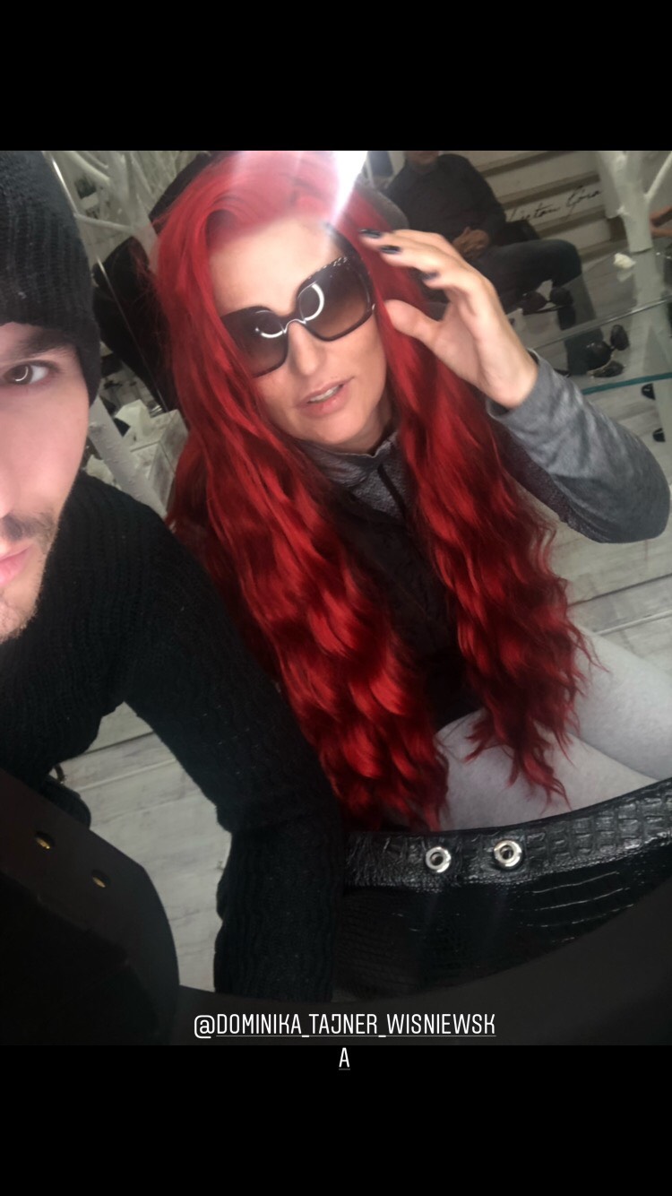 Dominika Tajner Wiśniewska ma długie CZERWONE włosy (ZDJĘCIA)