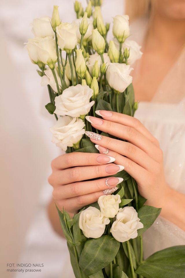 Najpiękniejsze ŚLUBNE stylizacje MANICURE by INDIGO (ZDJECIA)