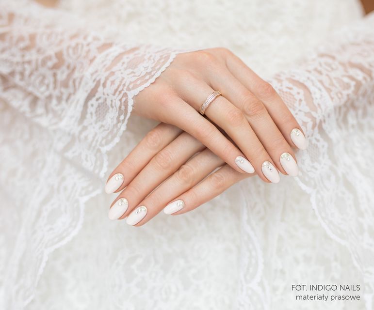 Najpiękniejsze ŚLUBNE stylizacje MANICURE by INDIGO (ZDJECIA)