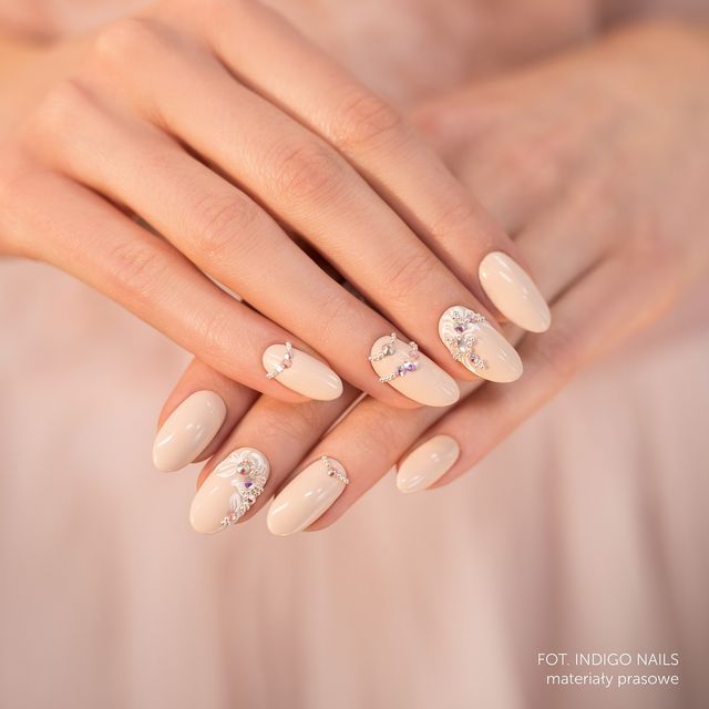 Najpiękniejsze ŚLUBNE stylizacje MANICURE by INDIGO (ZDJECIA)