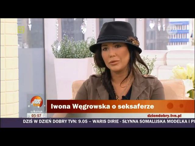 Iwona Węgrowska ociera łzy w telewizji śniadaniowej Iwona Węgrowska ociera łzy w telewizji śniadaniowej