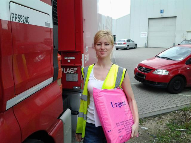 Iwona Blecharczyk - krucha blondynka za kierownicą tira