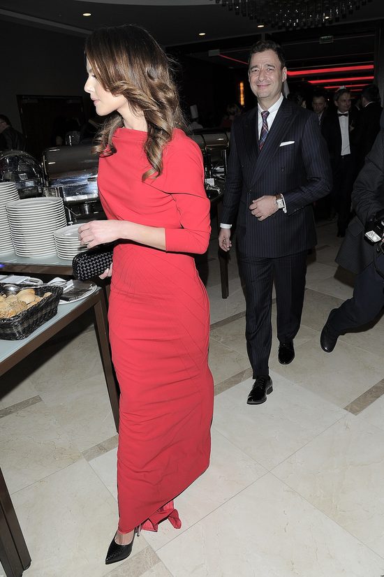 Jacek Rozenek z partnerką na rozdaniu Telekamer (FOTO)